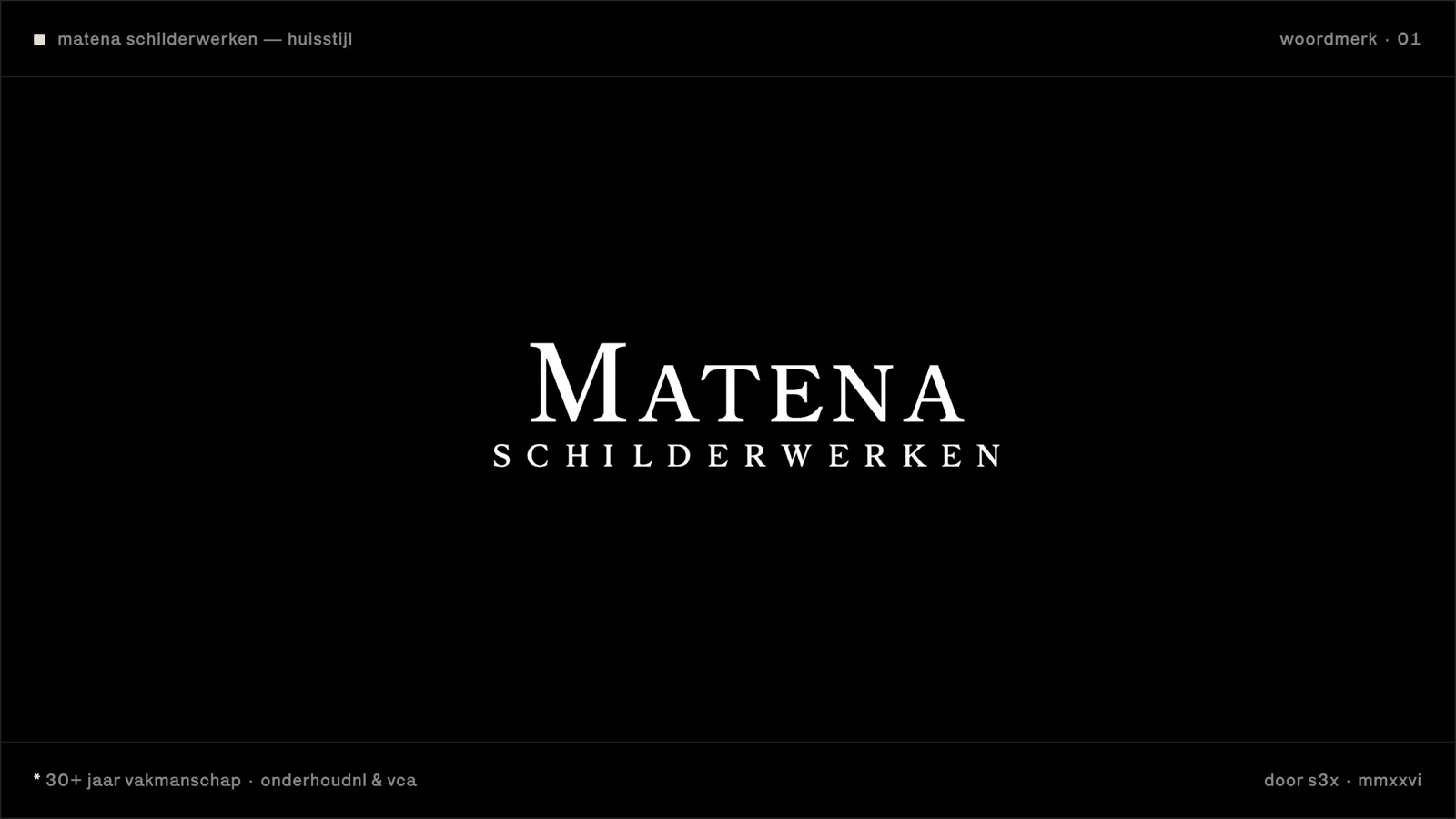 matena schilderwerken, brand · web